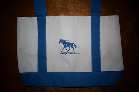 Horse Logo on White Bag